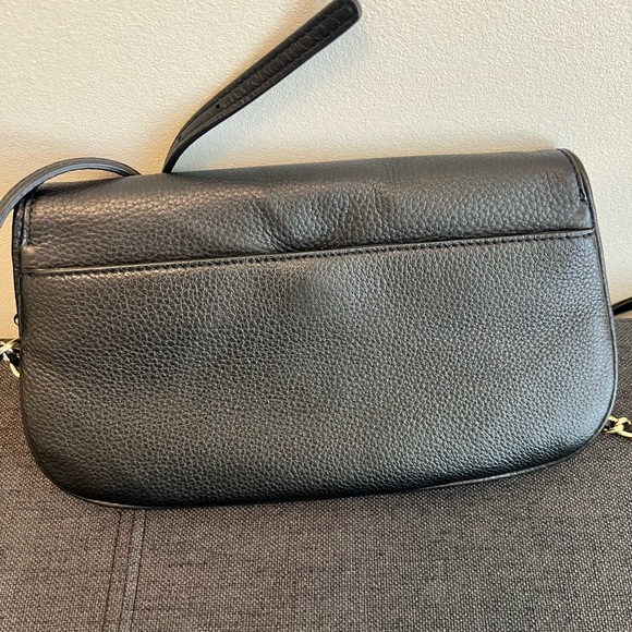 Tory Burch Black Crossbody Bag with Gold Accents - Picture 10 of 10